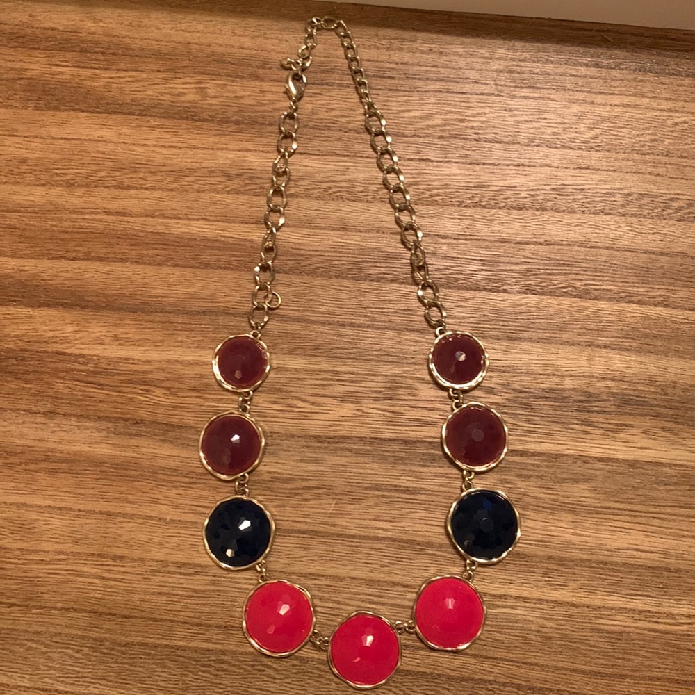 Colorful statement necklace